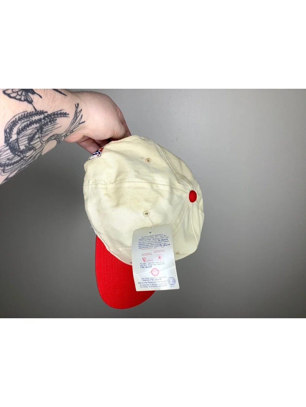 < Vintage The Game Nebraska Cornhuskers SnapBack Hat >